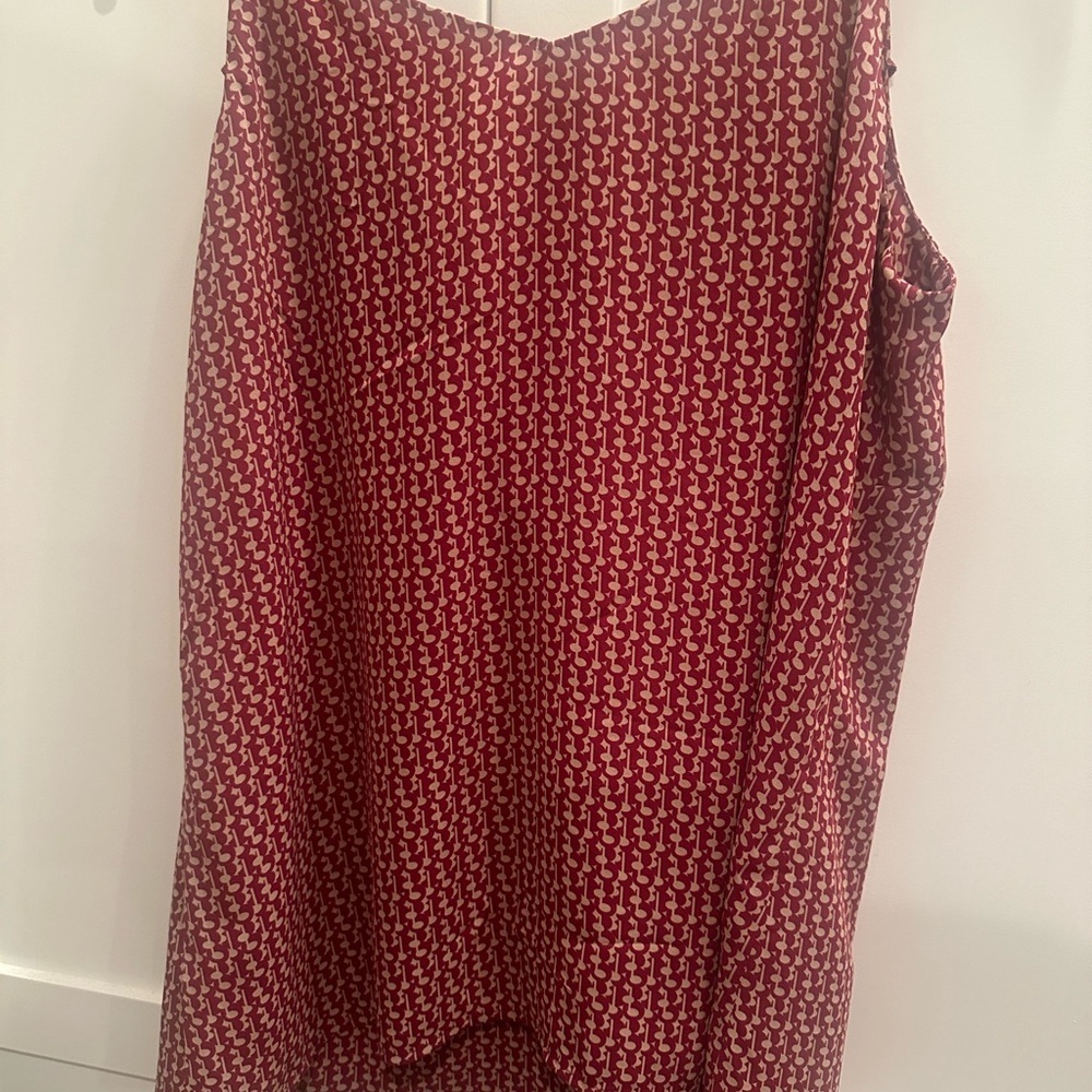 CAbi Fresco Cami Feminine Ruffle Top-Adjustable Strap-Sz Medium - Picture 5 of 10